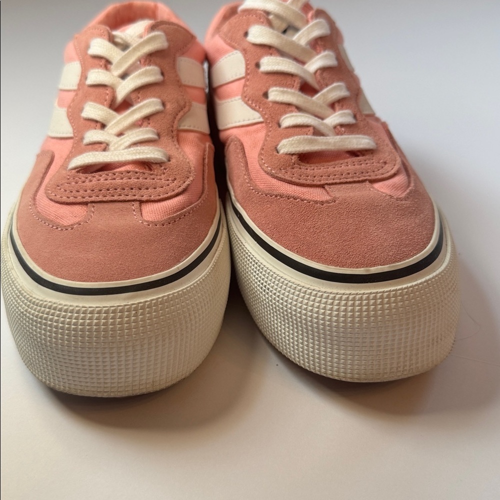 Superga 2790 Pink Platform Sneakers Sz 37.5 | Canvas Gum Sole | Y2K Aesthetic - Picture 5 of 5